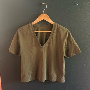 Everlane Organic Cotton Slouchy V-Neck